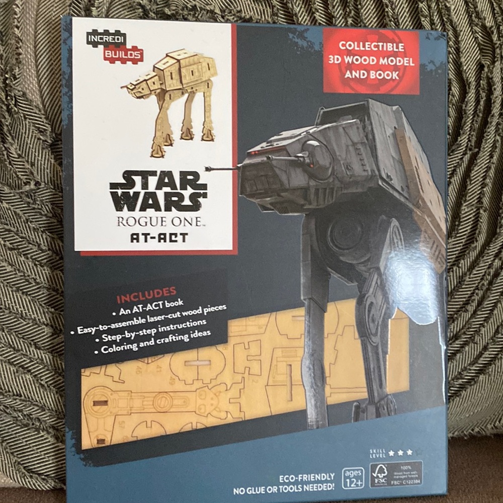 3D Collectable AT-ACT Model Star Wars Rogue One